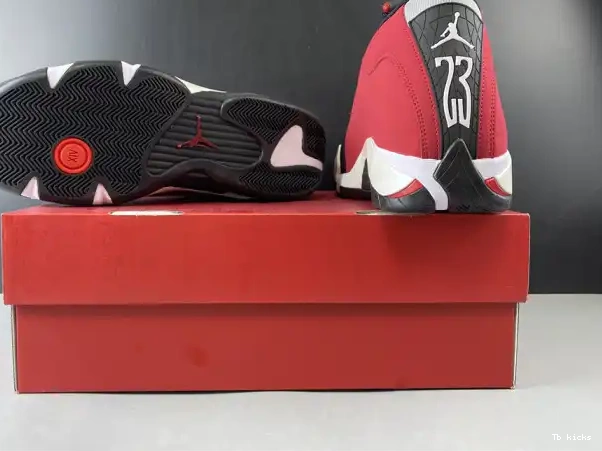 Reps TBK AIR 487471-006 JORDAN 14 TORO RETRO GYM RED 0326